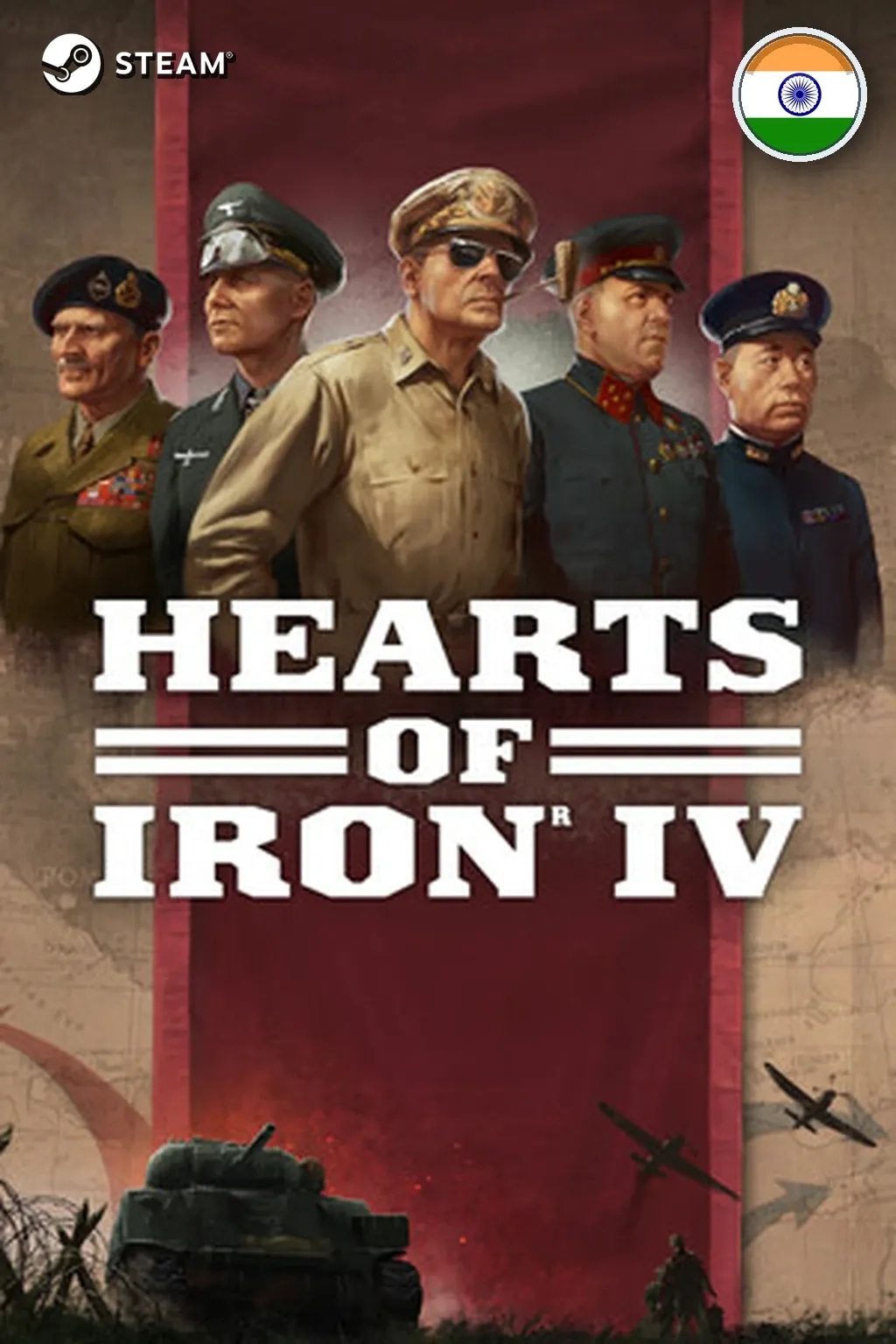 Hearts of Iron IV — Индия