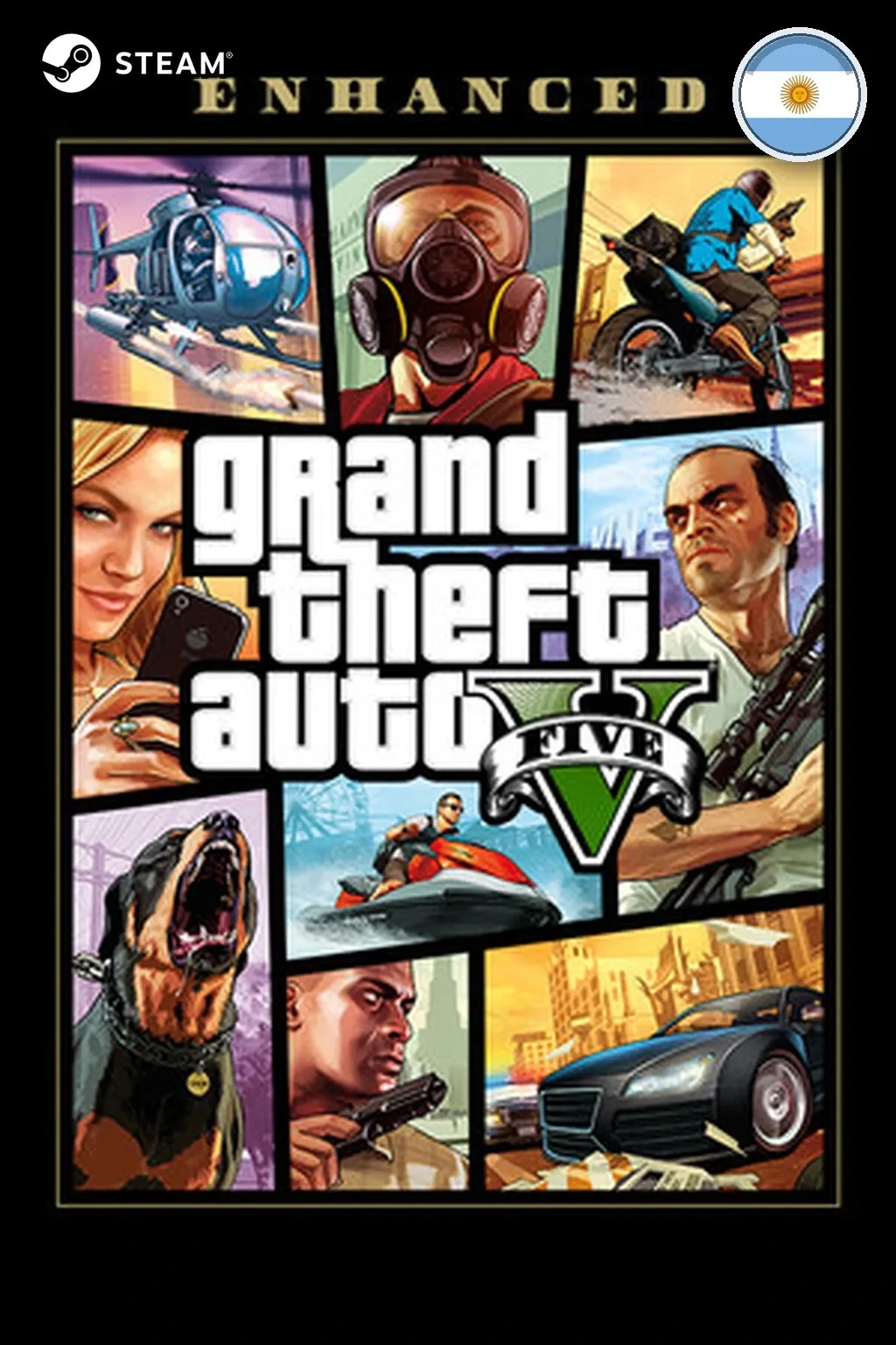 Grand Theft Auto V Enhanced & Great White Shark Card — Аргентина