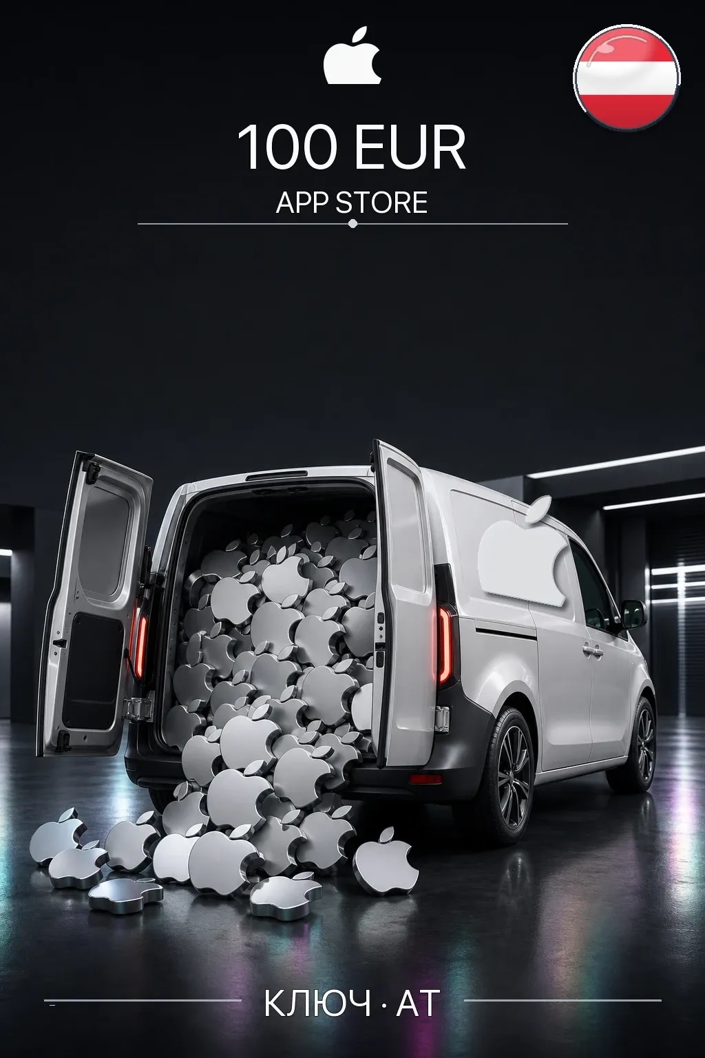 EUR 100 Apple gift card — AT